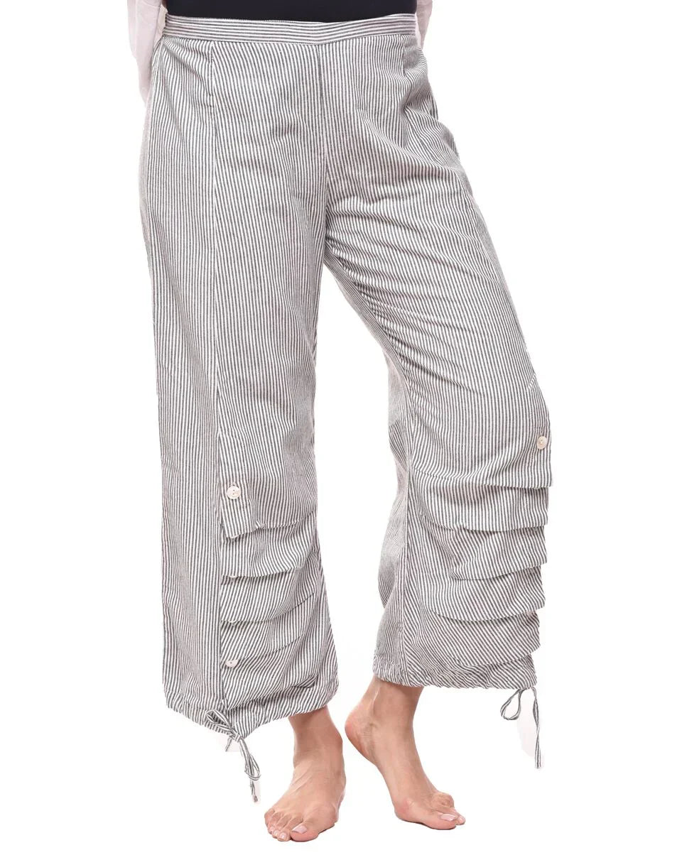 Tulip Kleidung Scooter Damenhose im Streifenmuster XL