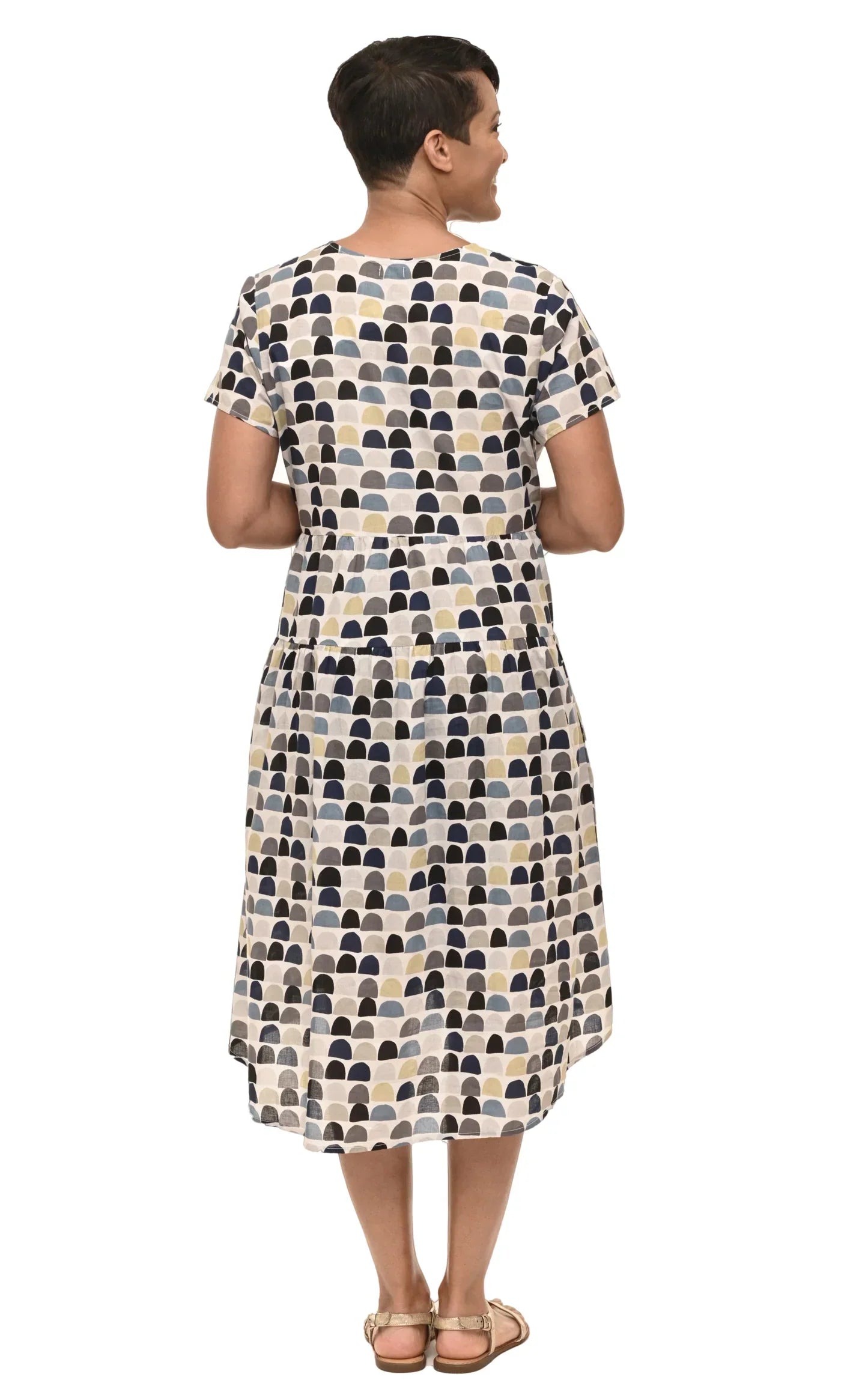 Carey Damen Kurzarmkleid in Brady